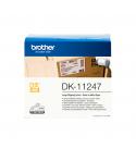 Brother DK11247 - Etiquetas Originales Precortadas para Envios Grandes - 103x164 mm - 180 Unidades - Texto negro sobre fondo bla
