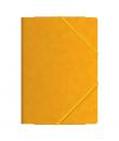 Dohe Carpetas de Gomas con Tres Solapas - Tamaño Folio - Cartulina de Primera Calidad - Plastificadas - Cierre de Gomas Planas