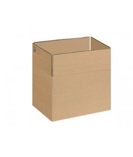 Dohe Cajas de Embalaje de 4 Solapas - 3mm de Canal - Fabricadas en Carton Marron - Resistente y Duradero