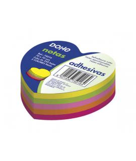 Dohe Cubos de Notas Reposicionables Neon - 75mm - Cubo de 250 Hojas - Papel de 75gr - Ideal para Oficina y Escuela