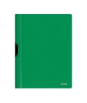 Dohe Dossier con Clip Metalico - Tamaño A4 - Fabricado en Polipropileno Opaco de 350 Micras - Color Verde