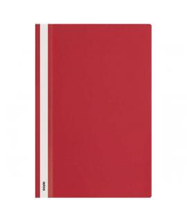 Dohe Dosier con Fastener de Polipropileno - Tamaño Folio - Cubierta Transparente y Trasera Opaca - Ideal para Organizar Document