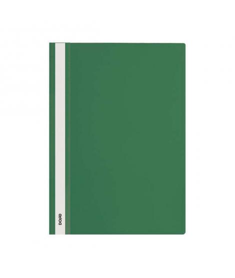 Dohe Dosier con Fastener de Polipropileno - Tamaño A4 - Cubierta Transparente y Trasera Opaca - Ideal para Organizar Documentos