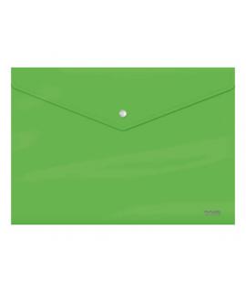 Dohe Carpeta de Presentacion A4 - 200 Micras - Apaisado con Cierre de Broche - Polipropileno Opaco - Resistente y Duradera