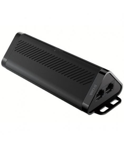 D-Link Extensor PoE hasta 500m - 2 Puertos Gigabit - Diseño Resistente - Color Negro
