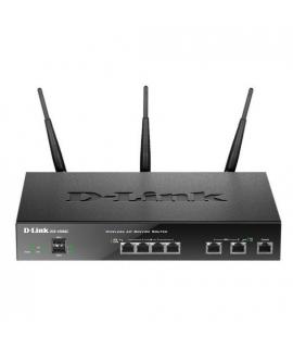 D-Link Router Profesional VPN Unificado WiFi Doble Banda - Hasta 1300Mbps - 2 Puertos LAN y 2 Puertos WAN - 3 Antenas Externas