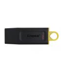 Kingston DataTraveler Exodia Memoria USB 128GB - USB 3.2 Gen 1 - Con Tapa - Enganche para Llavero - Color Negro (Pendrive)