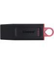 Kingston DataTraveler Exodia Memoria USB 256GB - USB 3.2 Gen 1 - Con Tapa - Enganche para Llavero - Color Negro (Pendrive)