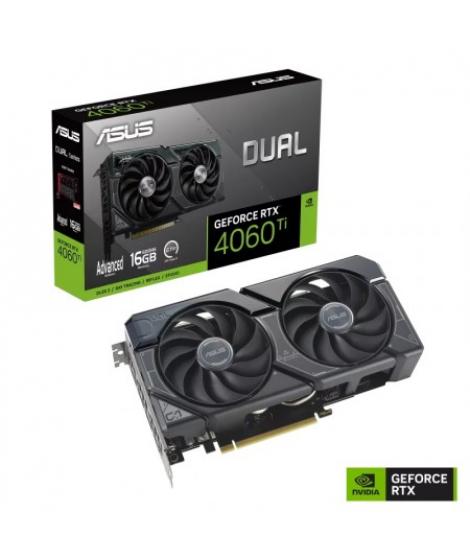 Asus Dual GeForce RTX 4060 Ti Advanced Edition Tarjeta Grafica 16GB GDDR6 DLSS3