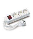 Elbat Regleta Alimentacion - 3x Schukos - Interruptor On/Off - Cable de 1.50m