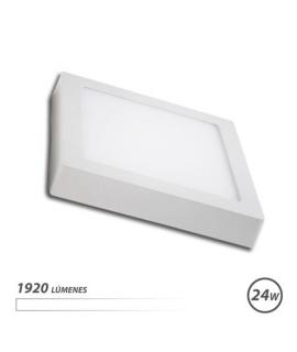 Elbat Downlight Cuadrado Sobre Pared LED 24W Luz - Color Blanco
