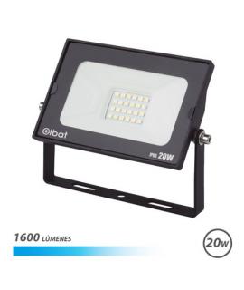 Elbat Foco LED Serie Super Slim 20W 1600lm - 6500K Luz Fria - Apto para Exterior