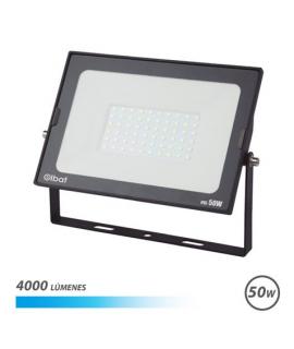 Elbat Foco LED Serie Super Slim 50W 4000lm - 6500K Luz Fria - Apto para Exterior