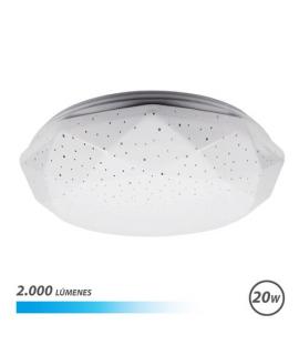 Elbat Serie Neptuno Aplique de Techo LED 20W 2000lm - 6500K Luz Fria - Diametro 28cm