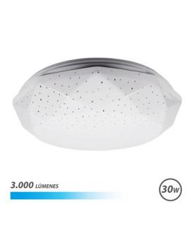 Elbat Serie Neptuno Aplique de Techo LED 30W 3000lm - 6500K Luz Fria - Diametro 28cm