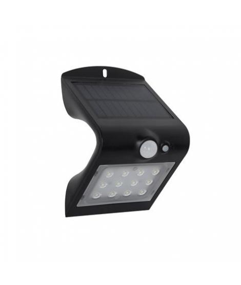 Elbat Aplique Led Solar Doble Iluminacion 1.5W - 220LM - Luz Fria 6000K - Luz Calidad 3000K - Sensor de Movimiento