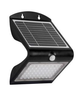 Elbat Aplique Led Solar Doble Iluminacion 4W - 500LM - Luz Fria 6000K - Luz Calidad 3000K - Sensor de Movimiento