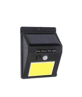 Elbat Aplique Led Solar - 110LM - Luz Fria 6500K - Sensor de movimiento - Bateria 1200mAh