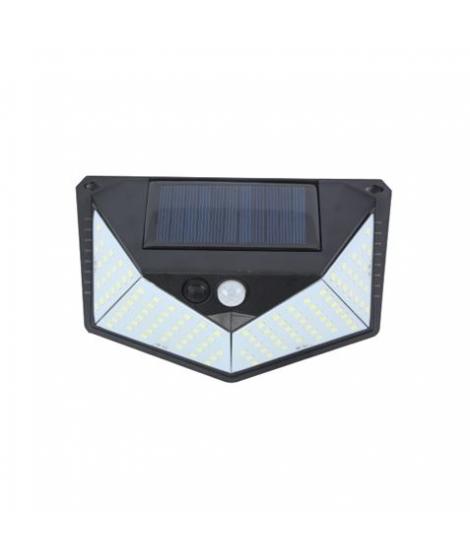 Elbat Aplique Solar 3 Caras - 250LM - Luz Fria 6500K - Sensor Movimiento - Bateria 1200mAh