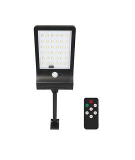 Elbat Farola Led Solar - 350LM - Luz Regulable 3000K/4000K/6500K - Bateria 1800mah - Sensor de Movimiento - Control Remoto