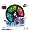 Elbat Tira LED RGB WiFi 12V 2700lm - 30 Led por Metro - Control Remoto - Longitud 5m