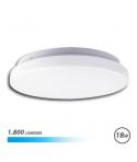 Elbat Aplique Redondo de Techo LED 18W 1800lm - 6500K Luz Fria - Diametro 30cm