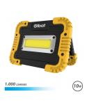 Elbat Foco Led Recargable 10W - 1000 Lumenes - Luz Fria 6500K - Bateria 4400mAh  - Autonomia de 5 a 6 horas