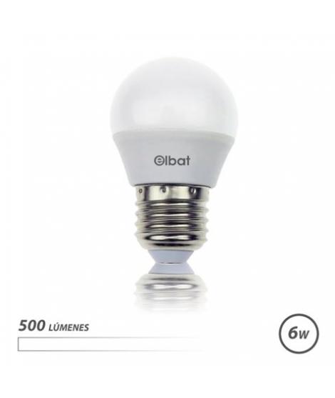 Elbat Bombilla LED G45 - 6W - 500lm - E27 - Luz Blanca