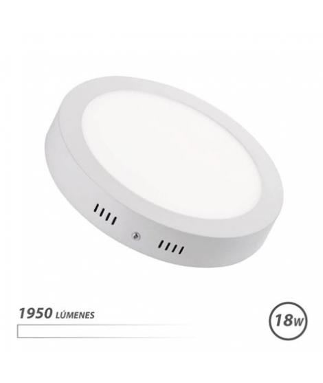 Elbat Downlight Circular Sobre Pared LED - 18W - 1950lm - Luz Blanca