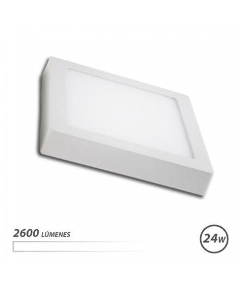 Elbat Downlight Cuadrado Sobre Pared LED - 24W - 2600lm - Luz Blanca