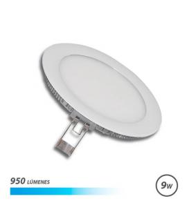 Elbat Downlight Empotrar Ultraplano LED 9W 950LM - Luz Fria - Diseño de Bajo Perfil - Facil Instalacion - Color Blanco