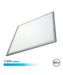 Elbat Panel LED 60x60 80W 7600LM - Luz Fria - Ahorro de Energia - Larga Vida Util - Facil Instalacion - Color Blanco