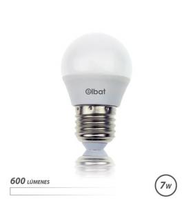 Elbat Bombilla LED - Potencia: 7W - Lumenes: 600 - Tipo de Luz: 4000K Luz Blanca - Casquillo: E27 - Angulo: 220º - Dimensiones: 