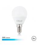 Elbat Bombilla LED G45 - 6W - 500Lm - E14 - Luz Blanca