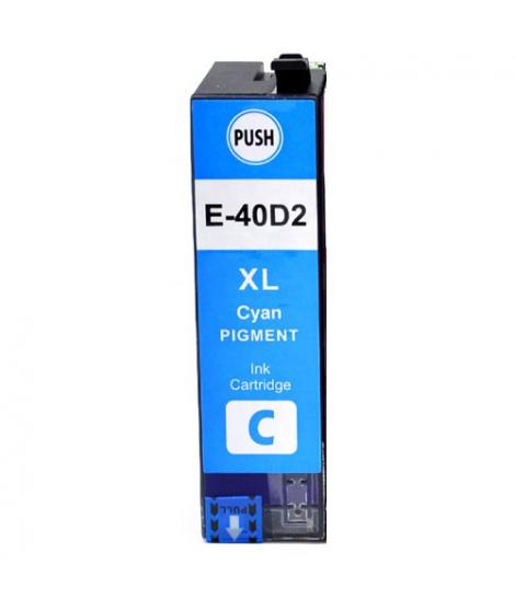 Epson T40D2 Cyan Cartucho de Tinta Pigmentada Generico - Reemplaza C13T40D240/C13T40C240
