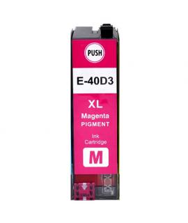 Epson T40D3 Magenta Cartucho de Tinta Pigmentada Generico - Reemplaza C13T40D340/C13T40C340
