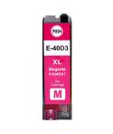 Epson T40D3 Magenta Cartucho de Tinta Pigmentada Generico - Reemplaza C13T40D340/C13T40C340