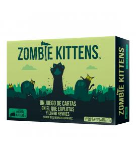 Zombie Kittens Juego de Cartas - Tematica Animales/Zombies/Humor - De 2 a 5 Jugadores - A partir de 7 Años - Duracion 15min. apr