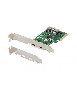 Conceptronic Tarjeta PCIe de 2 Puertos USB 3.2 Gen 2 Tipo C Autoalimentada