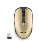 NGS Evo Rust Gold Raton Inalambrico USB 1600dpi - 5 Botones - Recargable - Uso Diestro