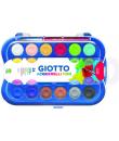 Giotto Pack de 24 Acuarelas Mini 23mm. - Colores Luminosos - Evita la Dispersion del Agua