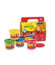 Giotto Bebe Pack de 4 Botes de Pintura para Dedos - 150ml - Facil Aplicacion - Colores Surtidos