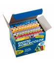 Giotto Robercolor Pack de 100 Tizas Redondas de Colores - Testadas Dermatologicamente - Compactas y Duraderas - Colores Surtidos