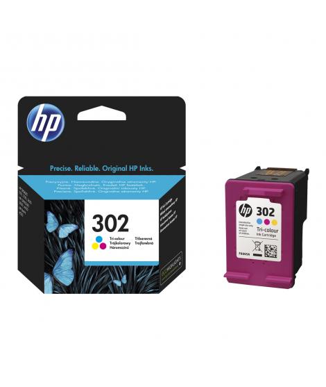 HP 302 Color Cartucho de Tinta Original - F6U65AE