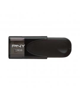 PNY Attache 4 Memoria USB 2.0 128GB - Enganche para Llavero - Color Negro (Pendrive)