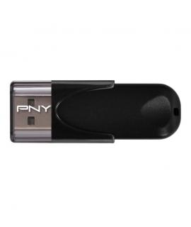 PNY Attache 4 Memoria USB 2.0 64GB - Enganche para Llavero - Color Negro (Pendrive)