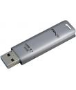 PNY Elite Steel Memoria USB 3.1 64GB - Acabado en Metal - Enganche para Llavero - Color Acero (Pendrive)