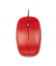 NGS Flame Raton USB 1000dpi - 3 Botones - Uso Ambidiestro - Color Rojo