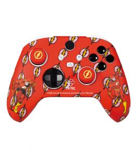 FR-TEC Set de Funda de Silicona y Grips para Mando de Xbox Series X/S - Diseño Flash - Lisa y Aterciopelada - Grips con Relieve