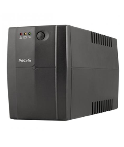 NGS Fortress 1200 V3 SAI 800VA UPS 480W - Tecnologia Off Line - Funcion AVR - 2x Schukos - Proteccion Sobrecargas y Cortocircuit